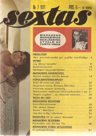 Akt Erotika - Časopis - Sextas (Švédsko) - 1971/07