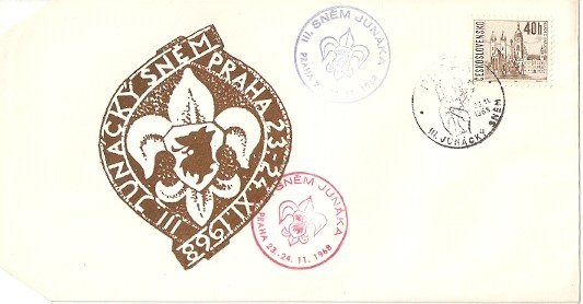 Junák, Skaut, Tramp - Obálka - III. Junácký sněm Praha 23-24.XI.1968