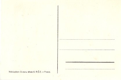 Junák, Skaut, Tramp - Pohlednice - Skaut - Národní Skautské slavnosti 1922 - Obrázek 2