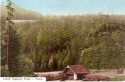 Pohlednice - Okres Chrudim - Lázně Vápenný Podol - Partie