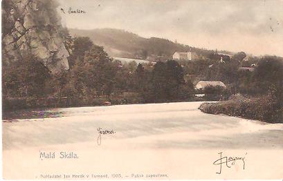 Pohlednice - Okres Jablonec nad Nisou - Malá skála