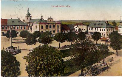 Pohlednice - Okres Jičín - Mlázovice lázně - Náměstí