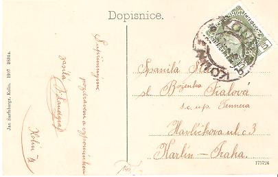 Pohlednice - Okres Kolín - Kolín - Celkový pohled, Labská partie - Obrázek 2