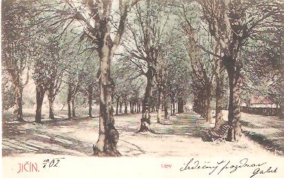 Pohlednice - Okres Jičín - Jičín - Lípy