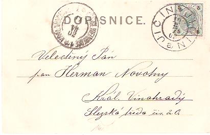 Pohlednice - Okres Jičín - Jičín - Lípy - Obrázek 2