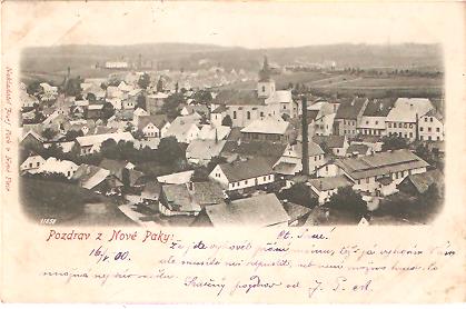 Pohlednice - Okres Jičín - Nová Paka - Celkový pohled