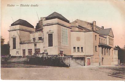 Pohlednice - Okres Kladno - Kladno - Městské divadlo