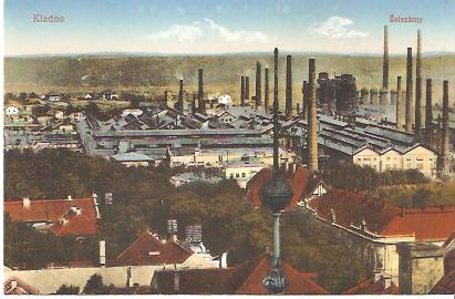 Pohlednice - Okres Kladno - Kladno - Železárny