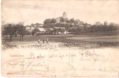 Pohlednice - Okres Kolín - Dobřichov - Celkový pohled