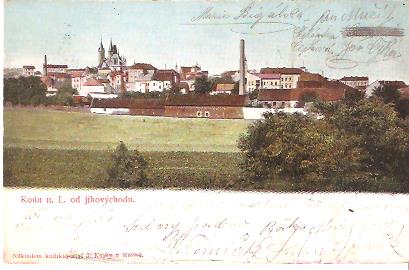 Pohlednice - Okres Kolín - Kolín - Pohled od jihovýchodu