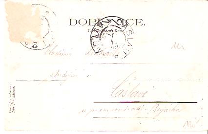 Pohlednice - Okres Kolín - Kolín - Pohled z věže na náměstí a Zálabí - Obrázek 2