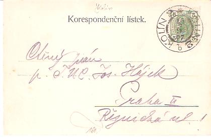 Pohlednice - Okres Kolín - Konárovice - Celkový pohled, pomník - Obrázek 2