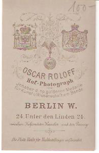 Fotografická vizitka - Berlín - Roloff - Portrét ženy - Obrázek 2