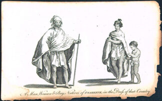 Černobílý mědiryt - A Man, Woman a Boy