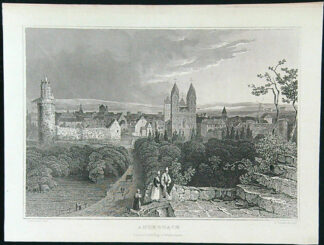 Černobílý mědiryt - Andernach