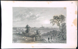 Černobílý mědiryt - Bonn .