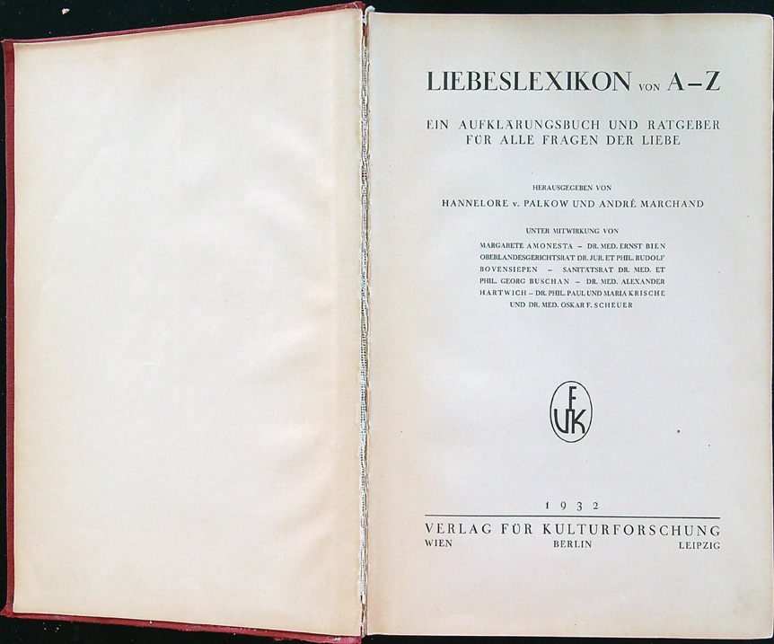 LIEBESLEXIKON von A-Z - Obrázek 2