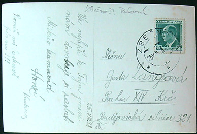 Pohlednice - Okres Rakovník - Zbečno (řeka, domky) - Obrázek 2