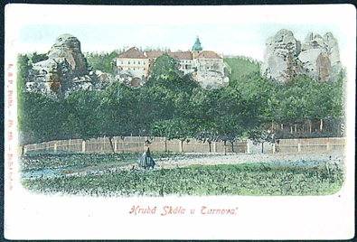 Pohlednice - Okres Semily - Hrubá skála u Turnova