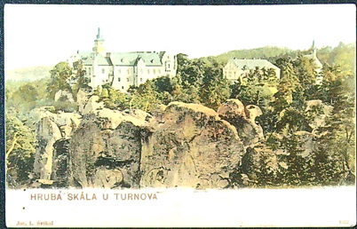 Pohlednice - Okres Semily - Hrubá skála u Turnova