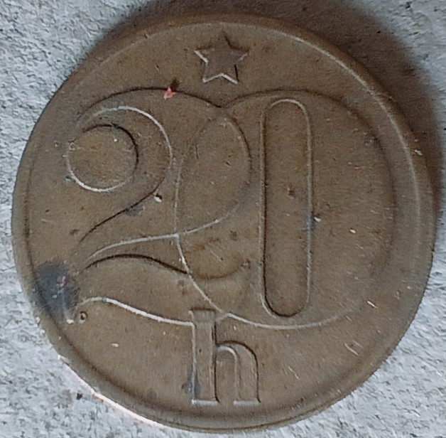 Mince - Československá socialistická republika - 20 Haléřů - 1979 (III.)