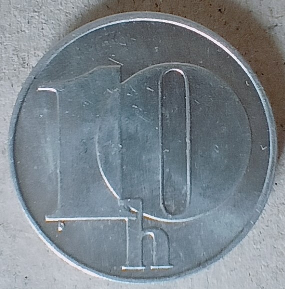 Mince - ČSFR - 10 Haléřů - 1992 (III.)