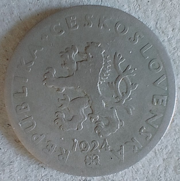 Mince - Československo - 20 Haléřů - 1924 (I.) - Obrázek 2
