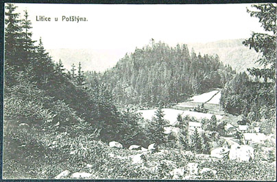 Pohlednice - Okres Rychnov nad Kněžnou - Litice u Potštejna - CP - 1939