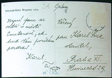 Pohlednice - Okres Svitavy - Litomyšl - Dolní Riegrovo náměstí - Obrázek 2