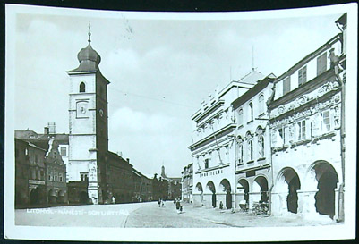 Pohlednice - Okres Svitavy - Litomyšl - Náměstí - Dům U Rytířů