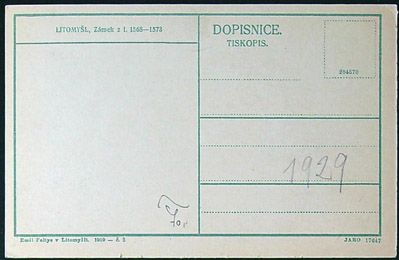 Pohlednice - Okres Svitavy - Litomyšl - Zámek - Obrázek 2