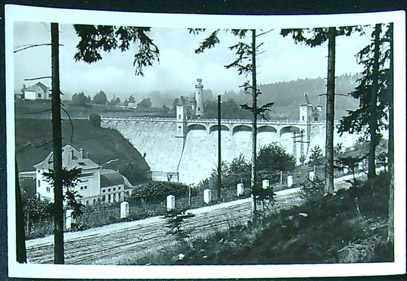 Pohlednice - Okres Trutnov - Dvůr Králové nad Labem - Přehrada Les Království