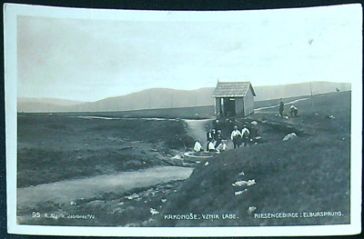 Pohlednice - Okres Trutnov - Krkonoše - Vznik Labe