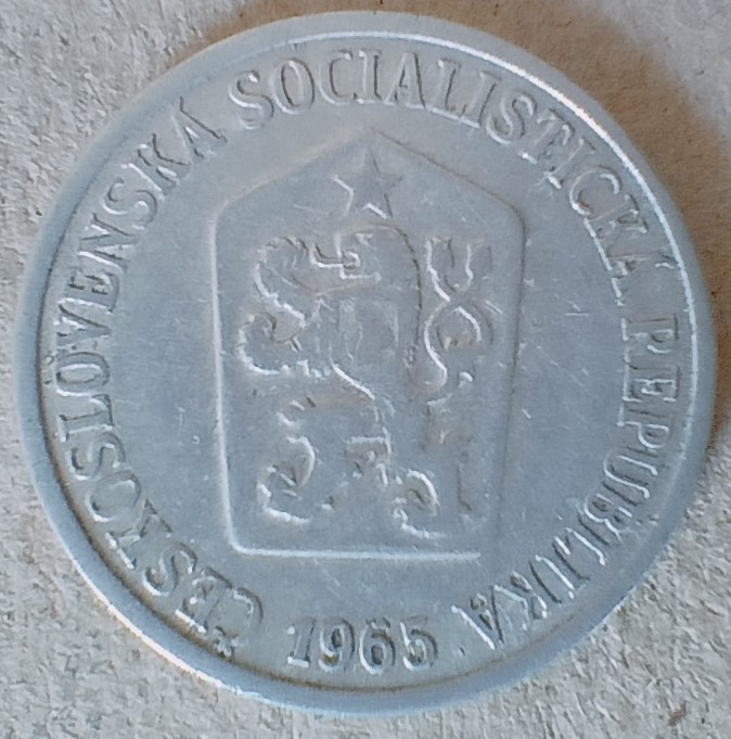 Mince - Československá socialistická republika - 10 Haléřů - 1965 (IV.) - Obrázek 2