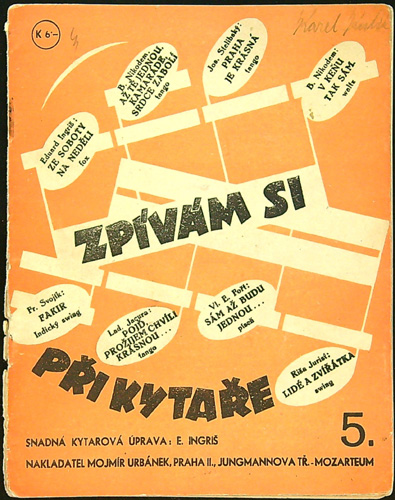 Písničky - Zpěvník - Zpívám si při kytaře č. 5 (I)