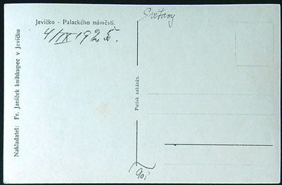 Pohlednice - Okres Svitavy - Jevíčko - Palackého náměstí - Obrázek 2