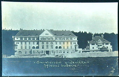 Pohlednice - Okres Svitavy - Jevíčko - Sanatorium - Hlavní budova