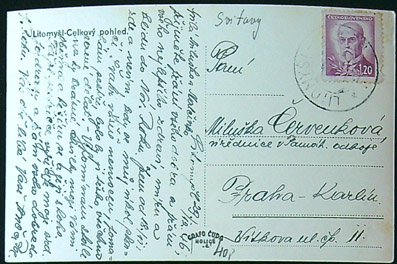 Pohlednice - Okres Svitavy - Litomyšl - CP (III.) - Obrázek 2