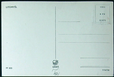 Pohlednice - Okres Svitavy - Litomyšl - CP (IV.) - Obrázek 2