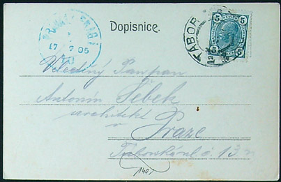 Pohlednice - Okres Tábor - Tábor - CP - Dopisnice (XI.) - Obrázek 2