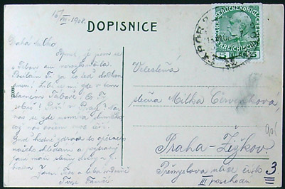 Pohlednice - Okres Tábor - Tábor - CP (V.) - Obrázek 2