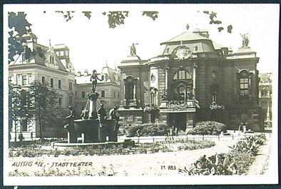 Pohlednice - Okres Ústí nad Labem - Městské divadlo (II.)