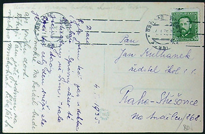 Pohlednice - Okres Ústí nad Labem - Správní budova chemické továrny - Obrázek 2