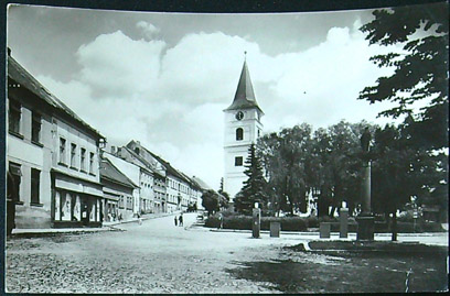Pohlednice – Okres Pelhřimov - Černovice u Tábora - Náměstí Míru