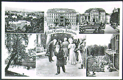 Pohlednice – Okres Teplice – Teplice - Okénková - Černobílá