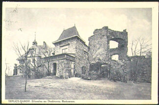 Pohlednice – Okres Teplice – Teplice - Šanov - Zřícenina na Doubravce - Restaurace
