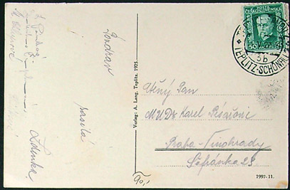 Pohlednice – Okres Teplice – Teplice - Šanov - Zřícenina na Doubravce - Restaurace - Obrázek 2