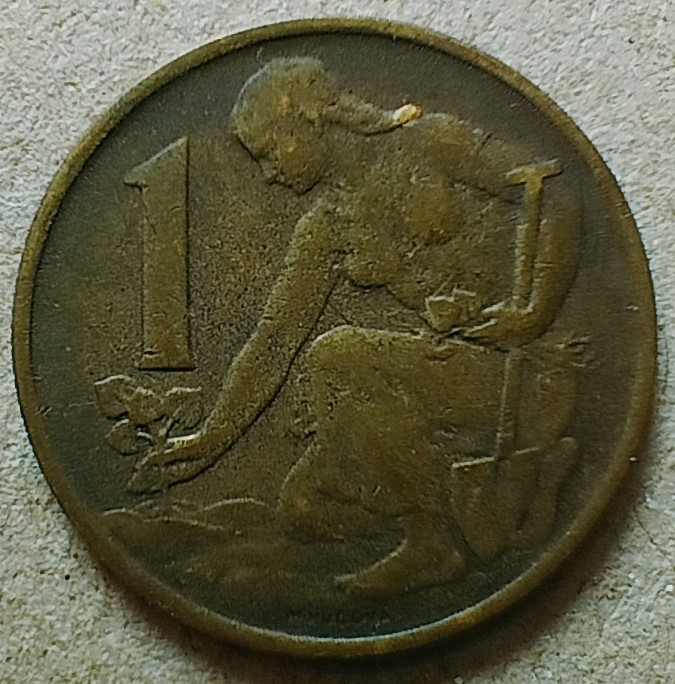 Mince - Československá republika 1948-1960 - 1 Koruna - 1960 (VIII)