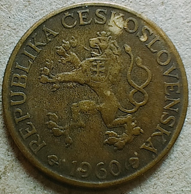 Mince - Československá republika 1948-1960 - 1 Koruna - 1960 (VIII) - Obrázek 2
