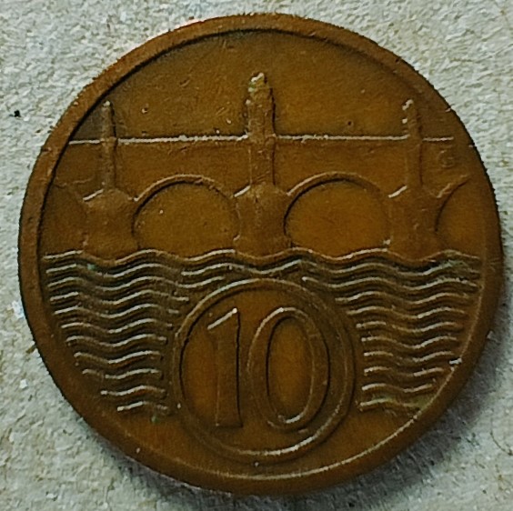 Mince - Československo - 10 Haléřů - 1927 (IV.)